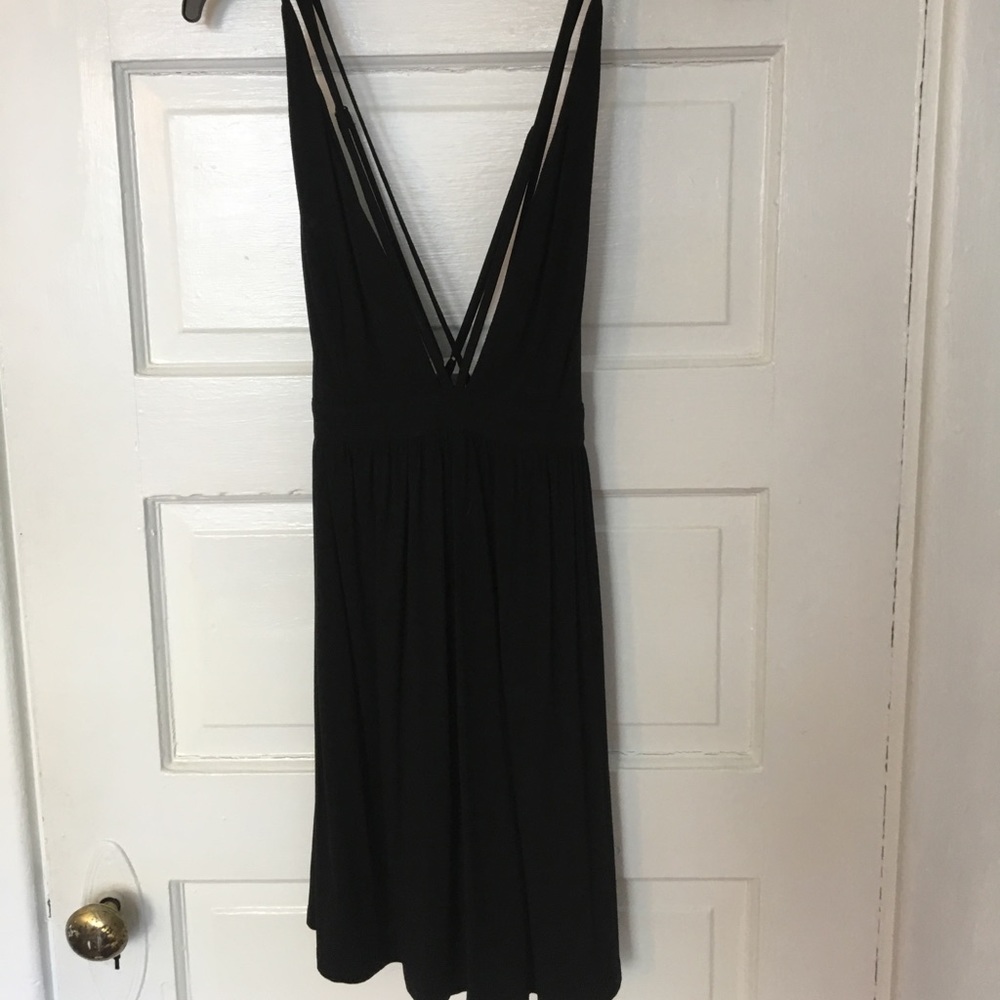 Little Black Dress with plunging neckline